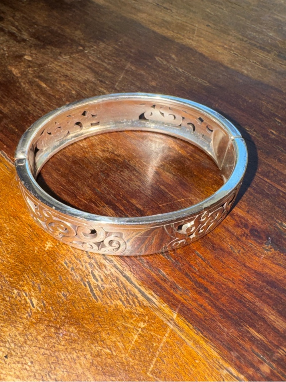 Brighton Mingle Hinged Bangle Bracelet.